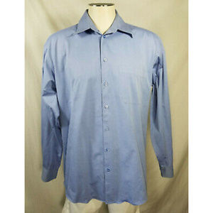 Kenneth Cole Blue Button Down Long Sleeve Shirt
